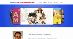 Desktop Screenshot of muckis-mega-flohmarkt.at